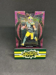 2024 Panini Select - Concourse Jayden Reed #68 Pink Glitter Prizm /15 - Picture 1 of 2