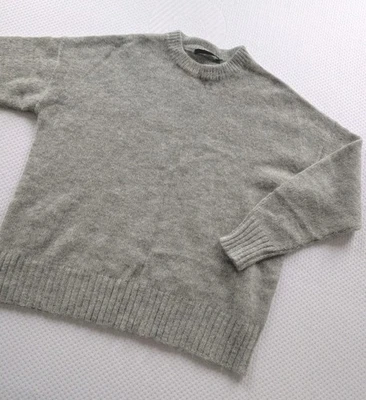 Suéter Jenni Kayne Gran Tamaño Alpaca RWS Mezcla Lana Acogedor Gris Salvia Verde Talla S Foto 1 de 4