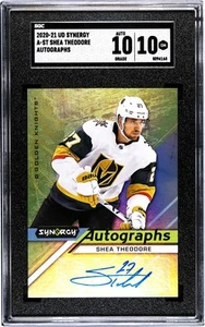 2020/21 SHEA THEODORE SYNERGY AUTO #A-ST / SGC 10- Gem Mint- POP 1- Vegas - Picture 1 of 2