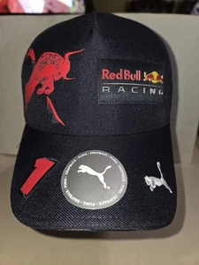 Gorra F1 2022 Puma Red Bull Racing #1 azul marino con licencia oficial nueva con etiquetas - Imagen 1 de 8