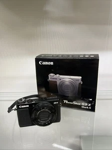 Cámara digital Canon PowerShot G9X Mark II plateada nueva en caja - Imagen 1 de 11