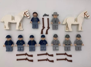 LEGO Civil War Army Builder Soldier Minifigure Lot (100% Genuine LEGO Parts) - Picture 1 of 2