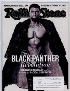 Rolling Stone March 2018 Chadwick Boseman The Black Panther Revolution Magazine - Imagen 1 de 1