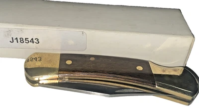 Navaja de Bolsillo Proto Lockback 18543 De Colección Hecha en EE. UU. Nueva En Caja Como Se Muestra. Foto 1 de 4