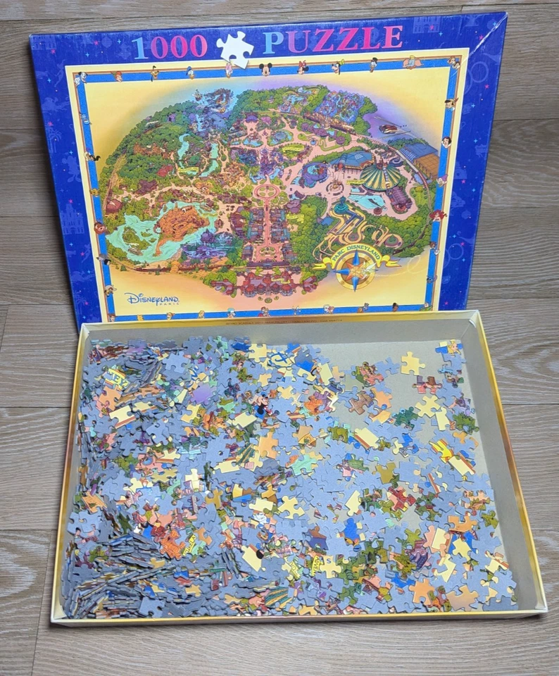 Disneyland Paris Puzzle 30th Birthday 1000 pieces Clementoni - Complete Checked - Image 1 of 4