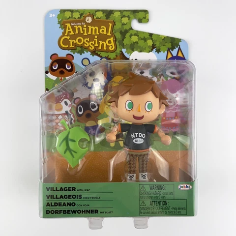 Welcome to Animal Crossing 4" Villager NTDO 1889 Leaf Action Figure Nintendo Cover