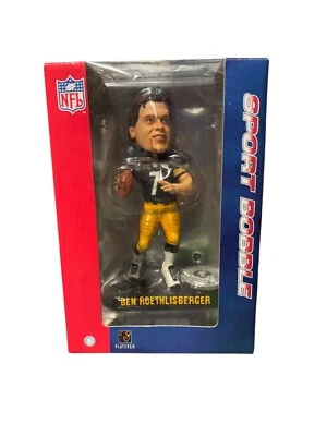 Figura deportiva cabeza bobble Ben Roethlisberger #7 Pittsburgh Steelers jugadores NFL Foto 1 de 4