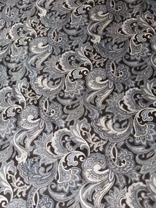 Vintage Laura Ashley Material Fine Cotton Paisley 3.07m Extra Wide 1.46m Lot 1 - Picture 1 of 5