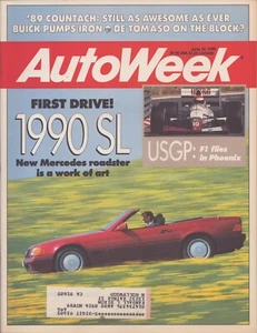 AutoWeek Magazine - June 12, 1989 - Mercedes Roadster: 1990 SL - Imagen 1 de 2