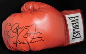 Guante de Boxeo Ray Boom Mancini Boxer Rojo Everlast Firmado JSA Autenticado - Imagen 1 de 2