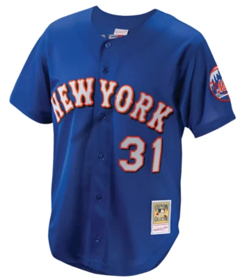 Mitchell & Ness Youth Mike Piazza New York Mets Royal Batting Practice Jersey - Image 1 of 2