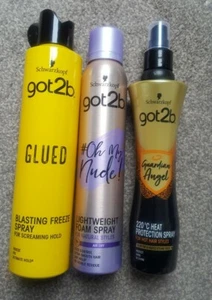 got2b Hair Spray bundle~ Oh My Nude, Glued, Guardian Angel - Picture 1 of 3