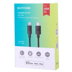 High Durability USB C to Lightning Cable 12000 Plus Bends Compact Design with Po - Picture 1 of 9