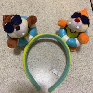 Tokyo Disney Resort Chip 'n' Dale Ohren Stirnband Sui Sui Sommer 2024 Plüsch - Bild 1 von 6