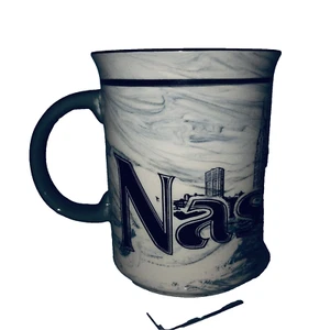 Nashville Music City USA Cityscape Coffee Mug Cup Tennessee Rare - Picture 1 of 5