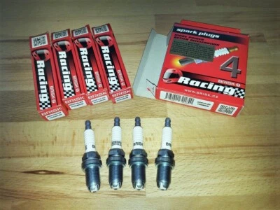 4x BRISK DOR15LGS High Performance Multipoint Upgrade Racing Spark Plugs - Image 1 of 4