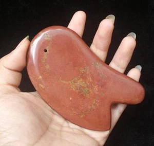Natural Gua Sha Tools Si Bin Red Stone Gua Sha Tools For Body Beauty Tool - Picture 1 of 5