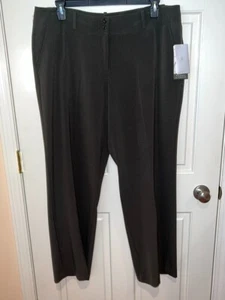 NWT Emma James Womens Olive Green Stretch Dress Pants Size 18 - Picture 1 of 4