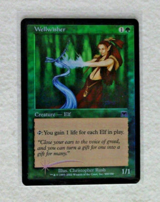 MTG Wellwisher Foil - Onslaught MTG Magic LP EX - Image 1 of 3