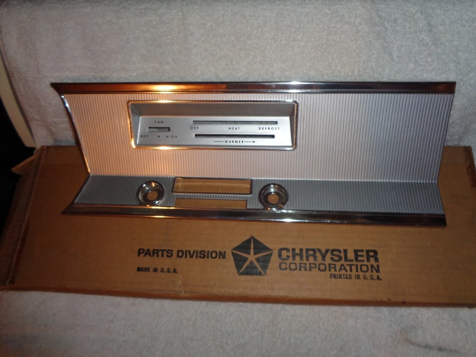 NOS Mopar 1967 Plymouth Valiant Radio Bezel - Image 1 of 1
