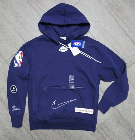 NWT Nike Courtside City Edition Hoodie - Los Angeles Lakers - Sz M - DN4725 535 Cover