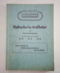 Manuale E Catalogo Parti MAN Sollevatore Idraulico 2L4 / 4L2 / 2L5 - Picture 1 of 2