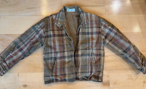 Vintage Kids Boys Made In The Japan Jacket Coat Size 6 Plaid Kmart - Picture 1 of 3