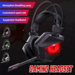 Audifonos Gamer con Microfono Para PS4 PC Conector 3.5 mm Auriculares con Cable - Picture 1 of 60