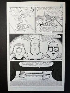 THE 3 GEEKS original Art! Signed by Writer/Artist/Creator Rich Koslowski! - Picture 1 of 1