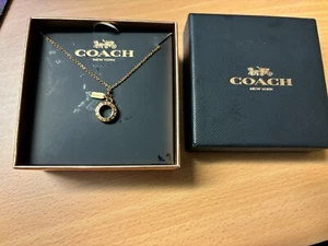 Neu mit Etikett Coach Armband neu im Karton offener Kreis Strang F54515 Gold UVP 85 $ verpackt - Bild 1 von 6