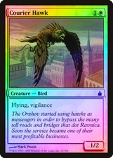 Courier Hawk FOIL Ravnica: City of Guilds NM White Common MAGIC CARD ABUGames