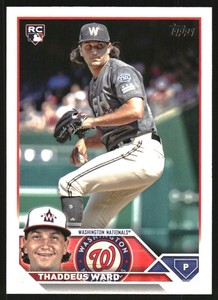 2023 Topps Update #US111 Thaddeus Ward RC 