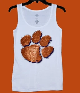 Clemson Tigers rhinestone glitter shirt or tank XS S M L XL XXL 1X 2X 3X 4X 5X - Picture 1 of 14