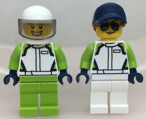 LEGO ® Minifigura Driver Mechanic del Set 60322 Race Car - cty1400 cty1401 - Imagen 1 de 13