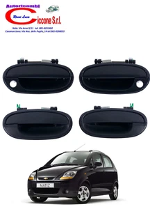Kit 4 Maniglie Porta Esterna Anteriore Posteriore per Chevrolet Matiz dal 2005 - Imagen 1 de 3