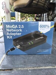 Actiontec- MoCA 2.5 Network Adapter for Ethernet Over Coax, ECB6250 Brand New