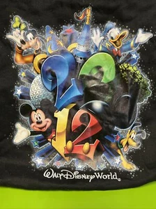 Walt Disney World 2012 Kordelzug Rucksack Top Mickey Goofy Donald Pluto - Bild 1 von 8