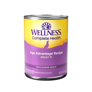 Wellness Senior Wet Dog Food Chicken Sweet Potato Pack of 12 12.5 Oz Cans - Picture 1 of 7