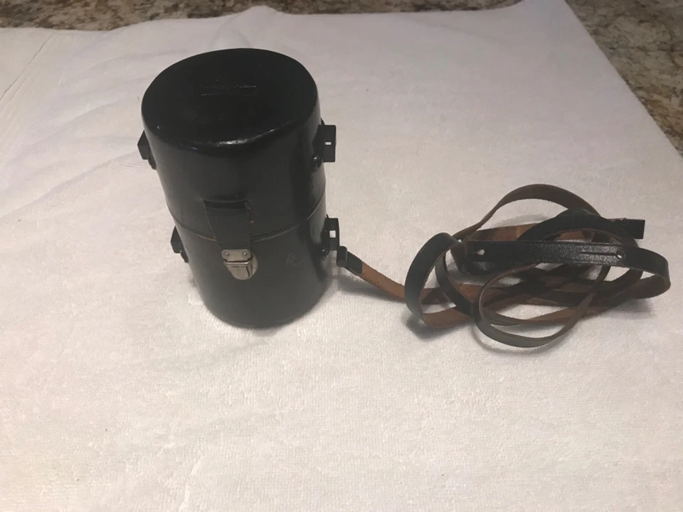 Zeiss Ikon черный кожаный двойной держатель объектива чехол No 20.7758  - Изображение 1 из 4