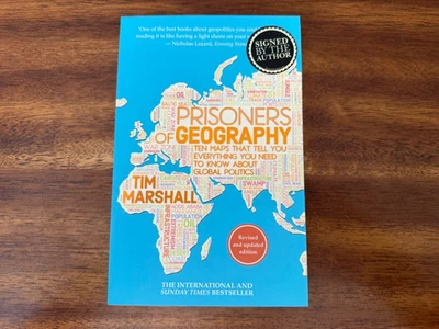 Prisoners of Geography by Tim Marshall (Trade Paperback) SIGNED - FREE SHIPPING - Image 1 of 4