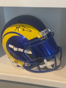 Aaron Donald Signed Full Size Helmet Replica Beckett Cert - Picture 1 of 4