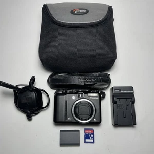 Canon PowerShot G7 10.0MP Compact Digital Camera  Tested + Charger, Battery, SD - Picture 1 of 20