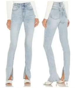 WeWoreWhat Stiletto Slit Skinny Jeans Womens 28 High Rise Full Length - Picture 1 of 19