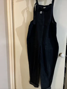 Lucy And Yak Black Denim Dungarees 16R - Picture 1 of 3