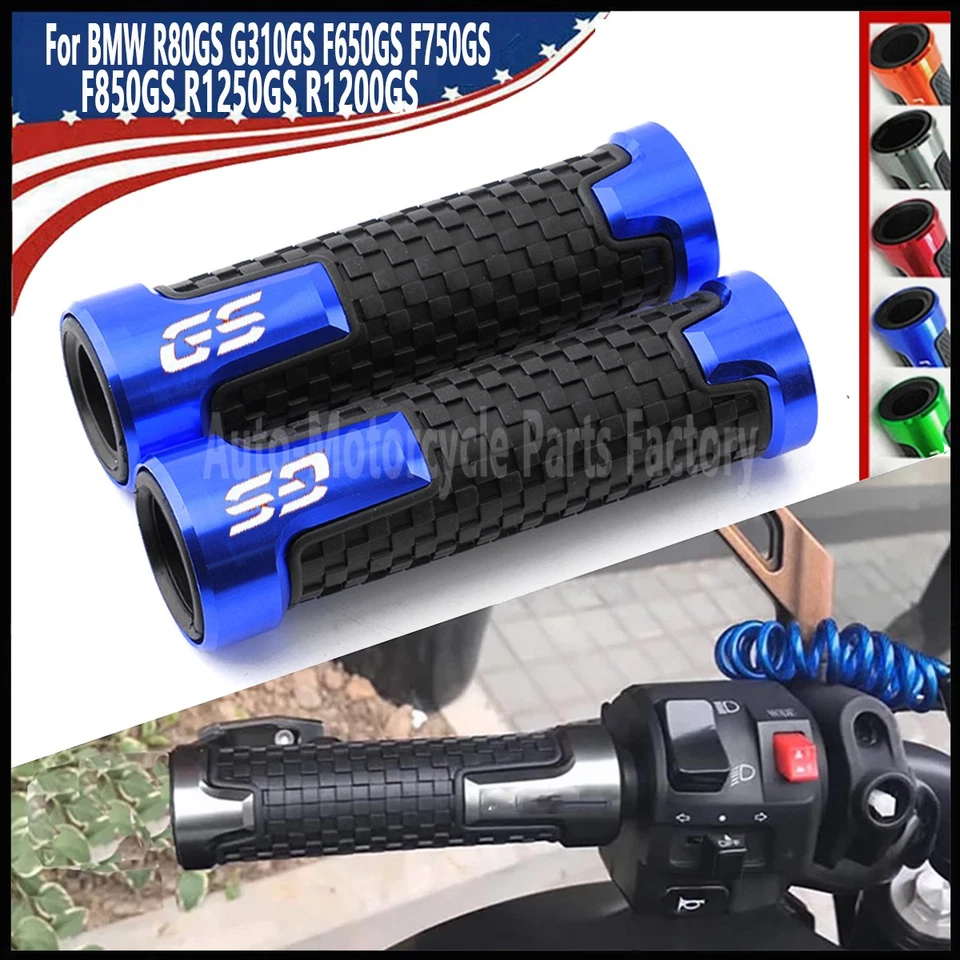 7/8'' Rubber Handlebar For BMW R80GS G310GS F650GS F750GS F850GS R1250GS R1200GS Foto 1 de 4