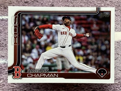 Aroldis Chapman 2025 Topps 更新波士顿红袜队 #US116 — 第 1/2 张图片