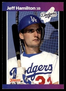 1989 Donruss Jeff Hamilton Los Angeles Dodgers #550 - Picture 1 of 2