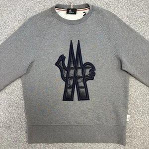 Moncler Grenoble Sweater Grey Size Medium 100% Authentic - Picture 1 of 13