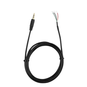 Paquete de 2 enchufes de audio y video AMZ de 3,5 mm con otro extremo despojado y estañado de 6 pies/180 cm - Imagen 1 de 4