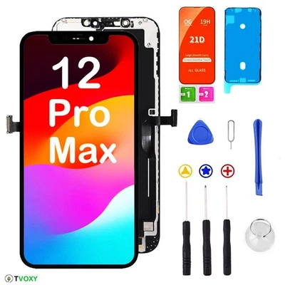 For iPhone 12 Pro MAX Screen Replacement LCD/OLED Display Touch Screen Digitizer - Image 1 of 4